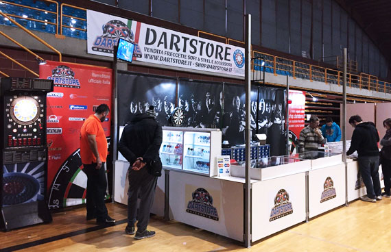 stand DartStore.it al tuo torneo di freccette