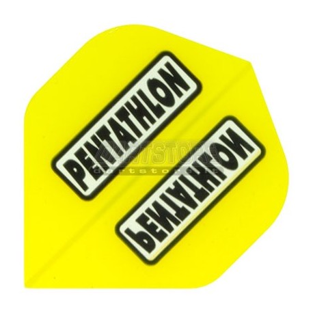 Alette per freccette PenTathlon - Gialle trasparenti Pentathlon