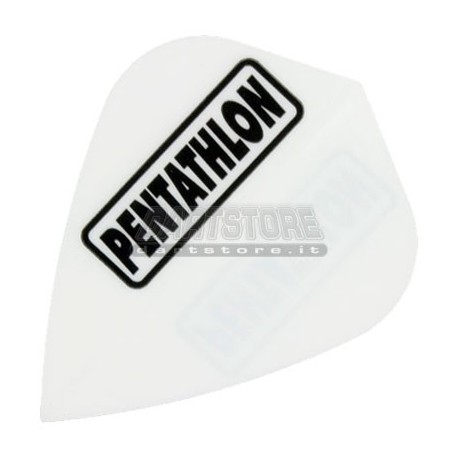 Alette per freccette PenTathlon Kite - Bianche Pentathlon