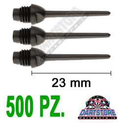 punte in plastica per freccette soft darts Punte in plastica 1/4 - 500 pz. DartStore.it