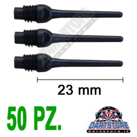 punte in plastica per freccette soft darts Keypoint - 50 pz. - Nere DartStore.it