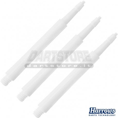 Terminali Clic - MEDI - Bianchi per freccette Harrows Darts