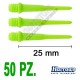 punte in plastica per freccette soft darts Pro Tips - 50 pz. - Verdi Harrows Darts