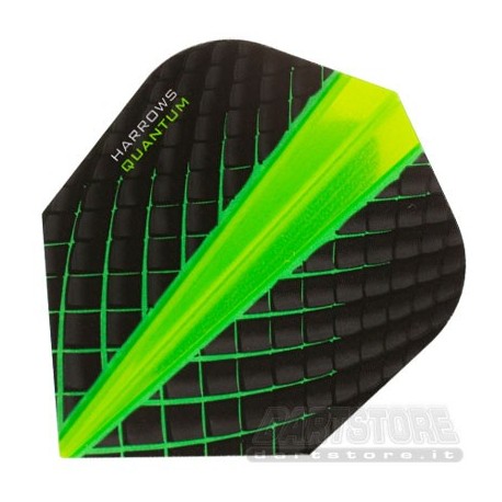 Alette per freccette Quantum - Verdi Harrows Darts