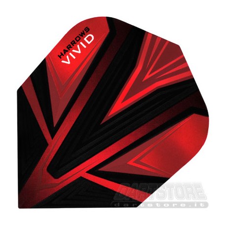 Alette per freccette Vivid - Rosse Harrows Darts
