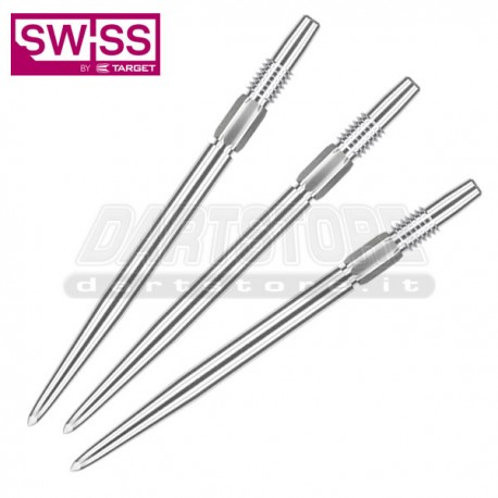 Punte in acciaio Swiss - 26 mm Target Darts per freccette steel darts