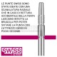 Punte in acciaio Swiss - 26 mm Target Darts per freccette steel darts