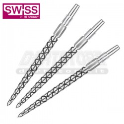 Punte in acciaio Swiss Diamond - 26 mm Target Darts per freccette steel darts