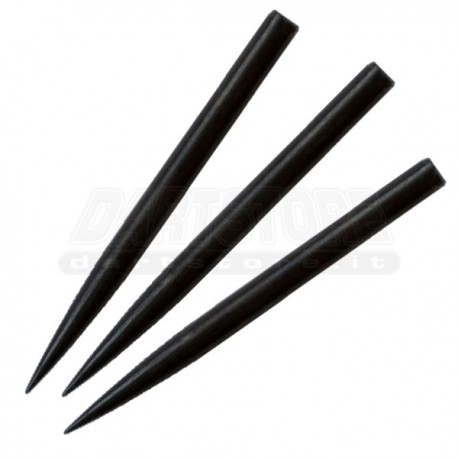 Punte in acciaio NERE - 38 mm Bull's Darts per freccette steel darts