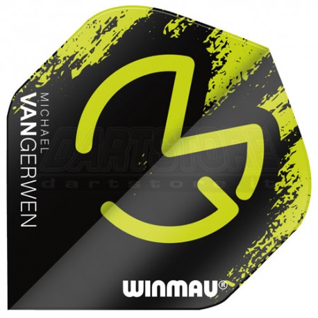 Alette per freccette Michael van Gerwen - nera vintage Winmau