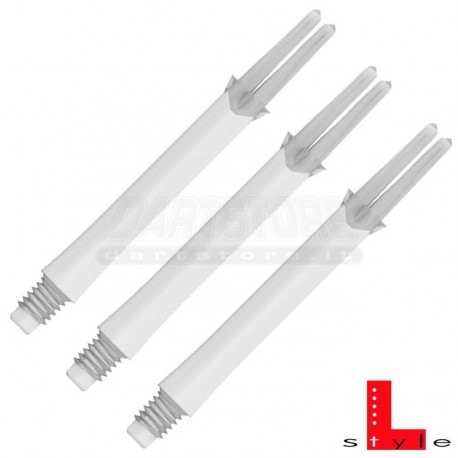 Terminali L-Style - MIDI - Bianchi per freccette L-Style