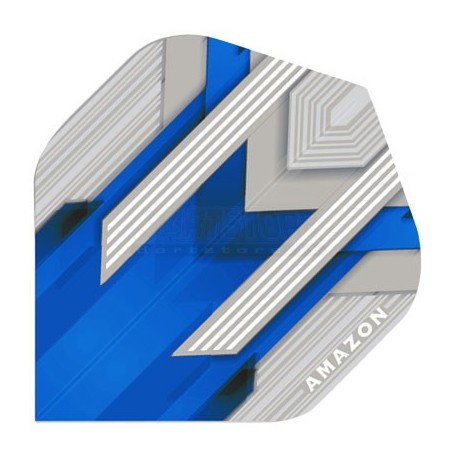 Alette per freccette Amazon Silver - Blu Pentathlon