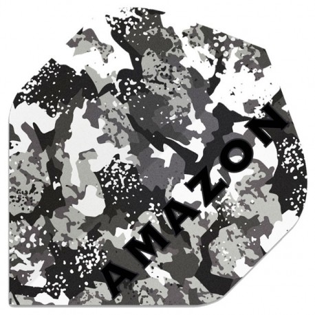 Alette per freccette Amazon Camo - Bianche Pentathlon