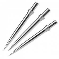 Punte in acciaio Trident Argento - 32 mm Red Dragon Darts per freccette steel darts