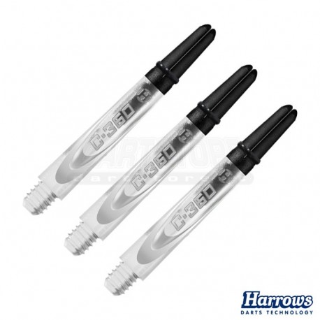 Astine per freccette Nylon Carbon 360 - MIDI - Trasparenti Harrows Darts