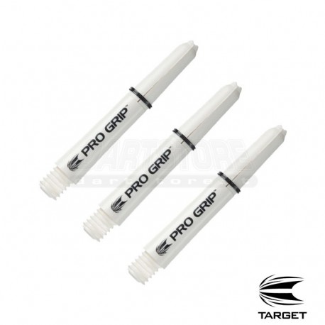 Astine per freccette Pro Grip - CORTI - Bianchi (3 set) Target Darts