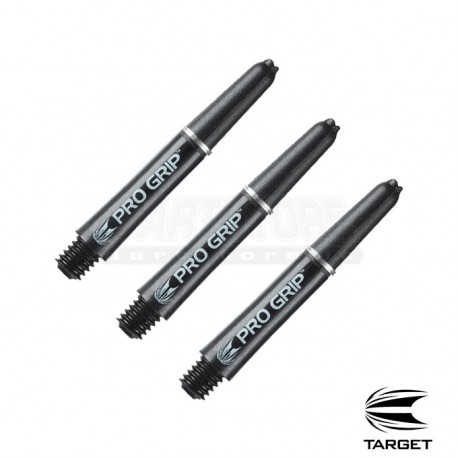 Astine per freccette Pro Grip - CORTI - Neri (3 set) Target Darts