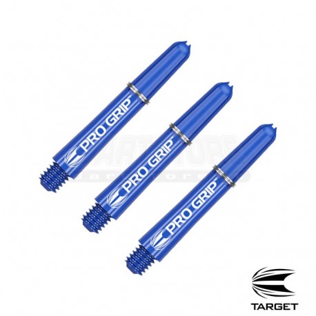 Astine per freccette Pro Grip - CORTI - Blu (3 set) Target Darts