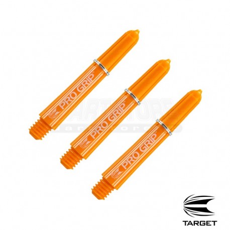 Astine per freccette Pro Grip - CORTI - Arancio (3 set) Target Darts