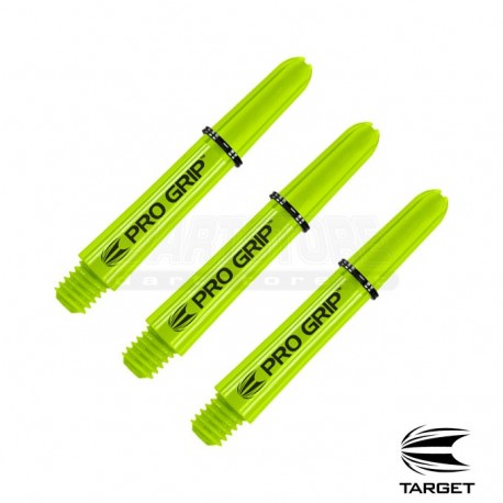 Astine per freccette Pro Grip - CORTI - Lime (3 set) Target Darts