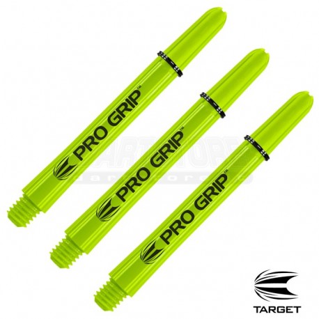 Astine per freccette Pro Grip - MEDI - Lime (3 set) Target Darts
