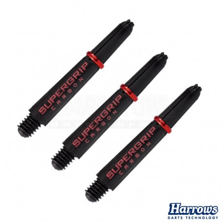 Astine per freccette Carbon Supergrip - CORTI - Rossi Harrows Darts