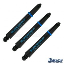 Astine per freccette Carbon Supergrip - MIDI - Blu Harrows Darts