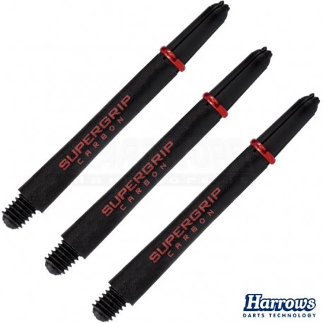 Astine per freccette Carbon Supergrip - MEDI - Rossi Harrows Darts