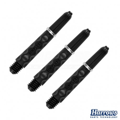 Astine per freccette Dimplex - CORTI - Neri Harrows Darts