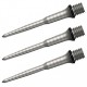 punte convertibili per freccette soft darts Titan Pro Ripple Argento - 30 mm Mission Darts
