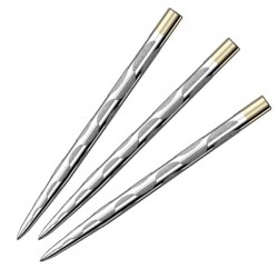 Punte in acciaio Laser Plus Arc - 38 mm Mission Darts per freccette steel darts