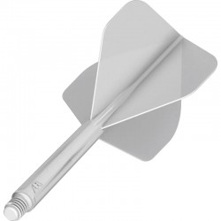 Alette e astine 2in1 Force 90 - MIDI - bianche per freccette