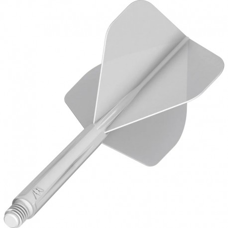 Alette e astine 2in1 Force 90 - MEDIE - bianche per freccette