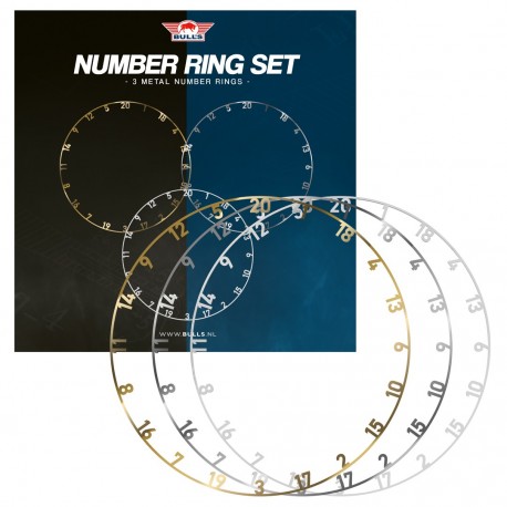 Accessori per bersagli freccette Anello dei numeri - TRIO Bull's Darts