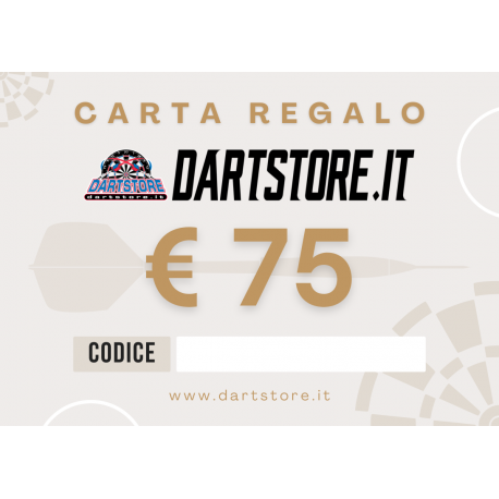 Carta Regalo €75 DartStore.it
