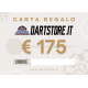Carta Regalo €175 DartStore.it