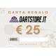 Carta Regalo €25 DartStore.it