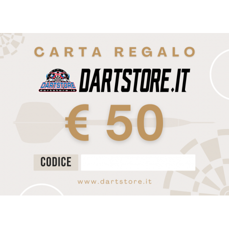 Carta Regalo €50 DartStore.it