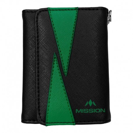 Astuccio per freccette Flint Dart Wallet - Verde Mission Darts