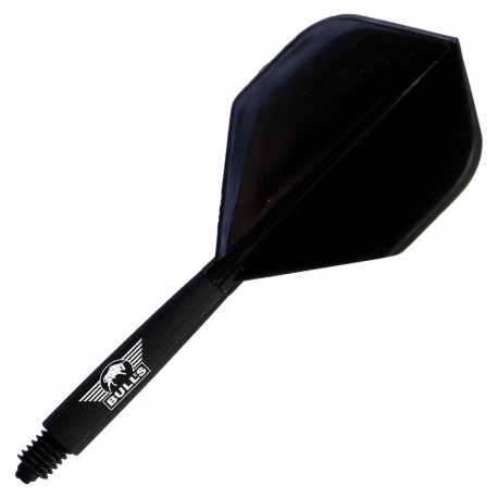 Alette e astine 2in1 Bulls Union - MIDI - nere per freccette