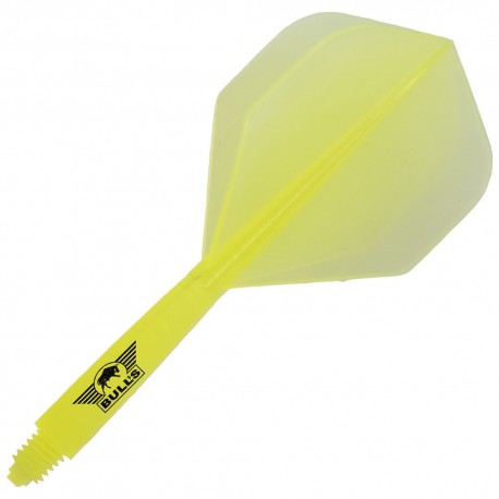 Alette e astine 2in1 Bulls Union - MIDI - gialle per freccette