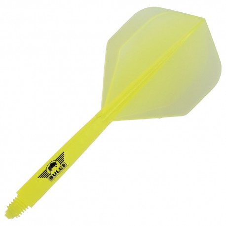 Alette e astine 2in1 Bulls Union - MEDIE - gialle per freccette