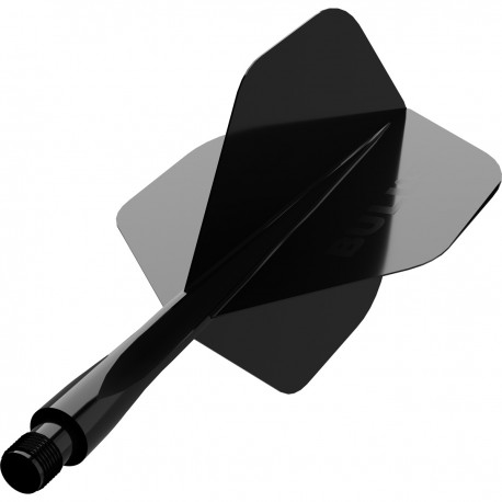 Alette e astine 2in1 Bulls Union PRO - CORTE - nere per freccette